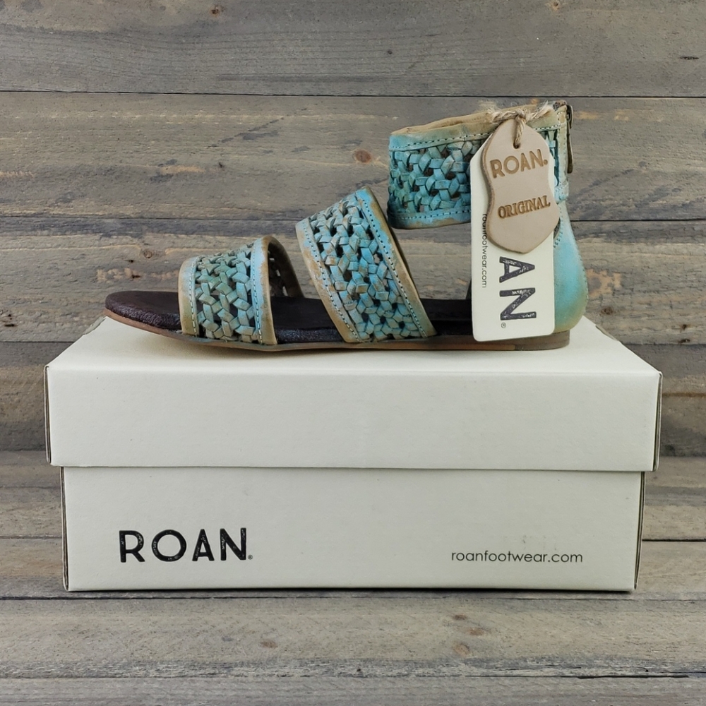 Roan Womens Clio Epica Sandals Leather Open Toe 7W - Picture 4 of 7